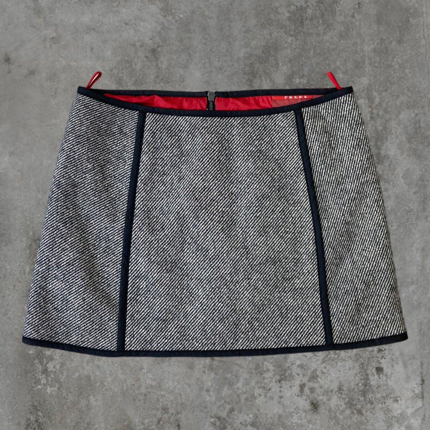 PRADA SPORT WOOL MINI SKIRT - M/L - Known Source