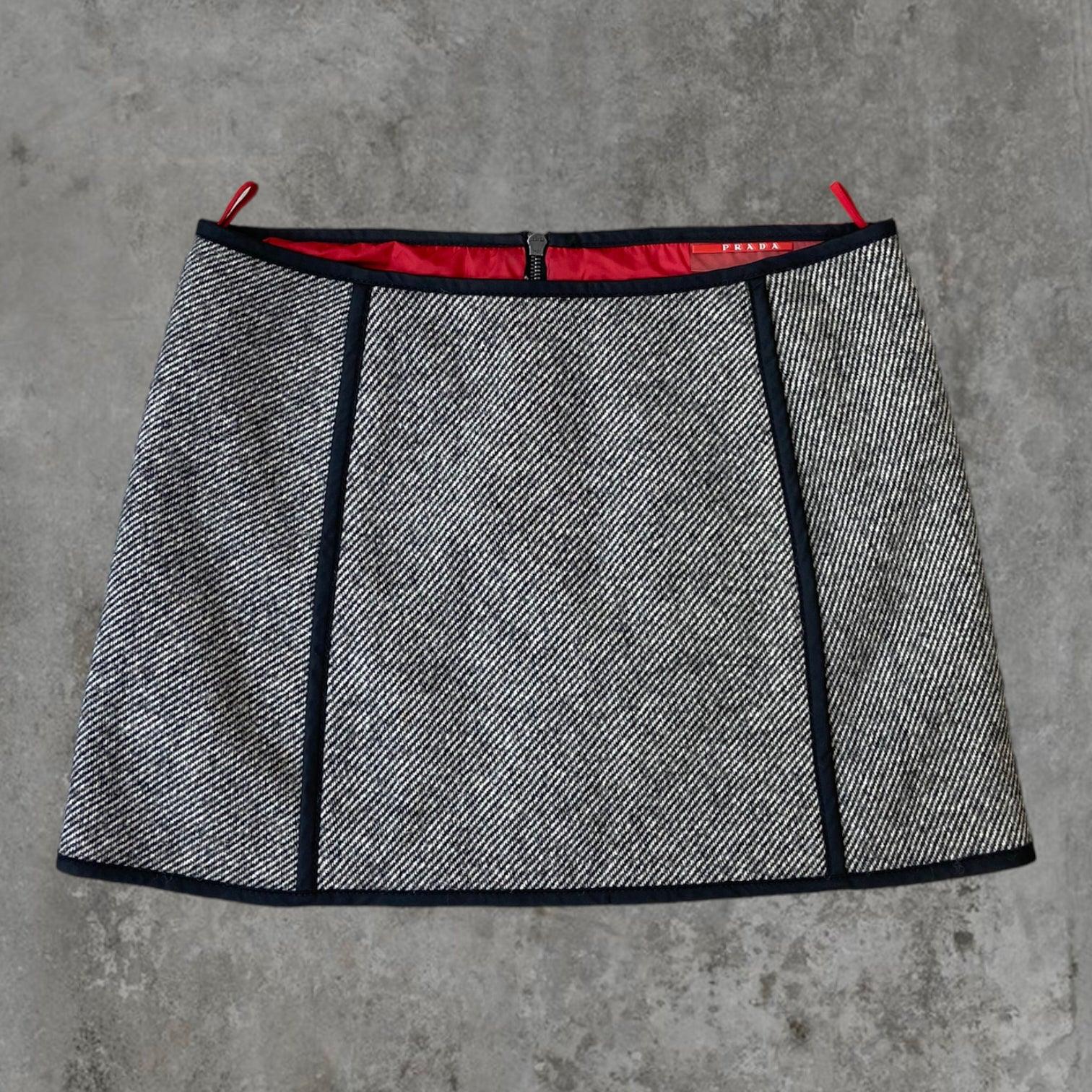 PRADA SPORT WOOL MINI SKIRT - M/L - Known Source