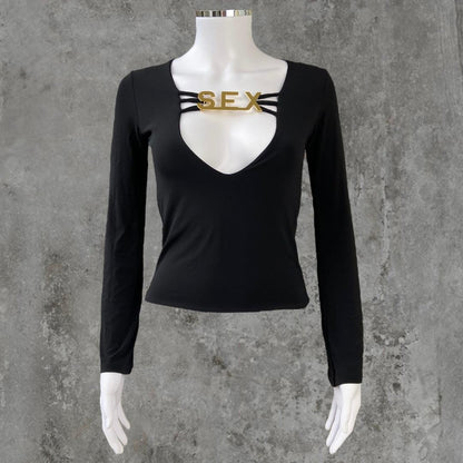 I.JAIA 'SEX' LONG-SLEEVE TOP - S - Known Source