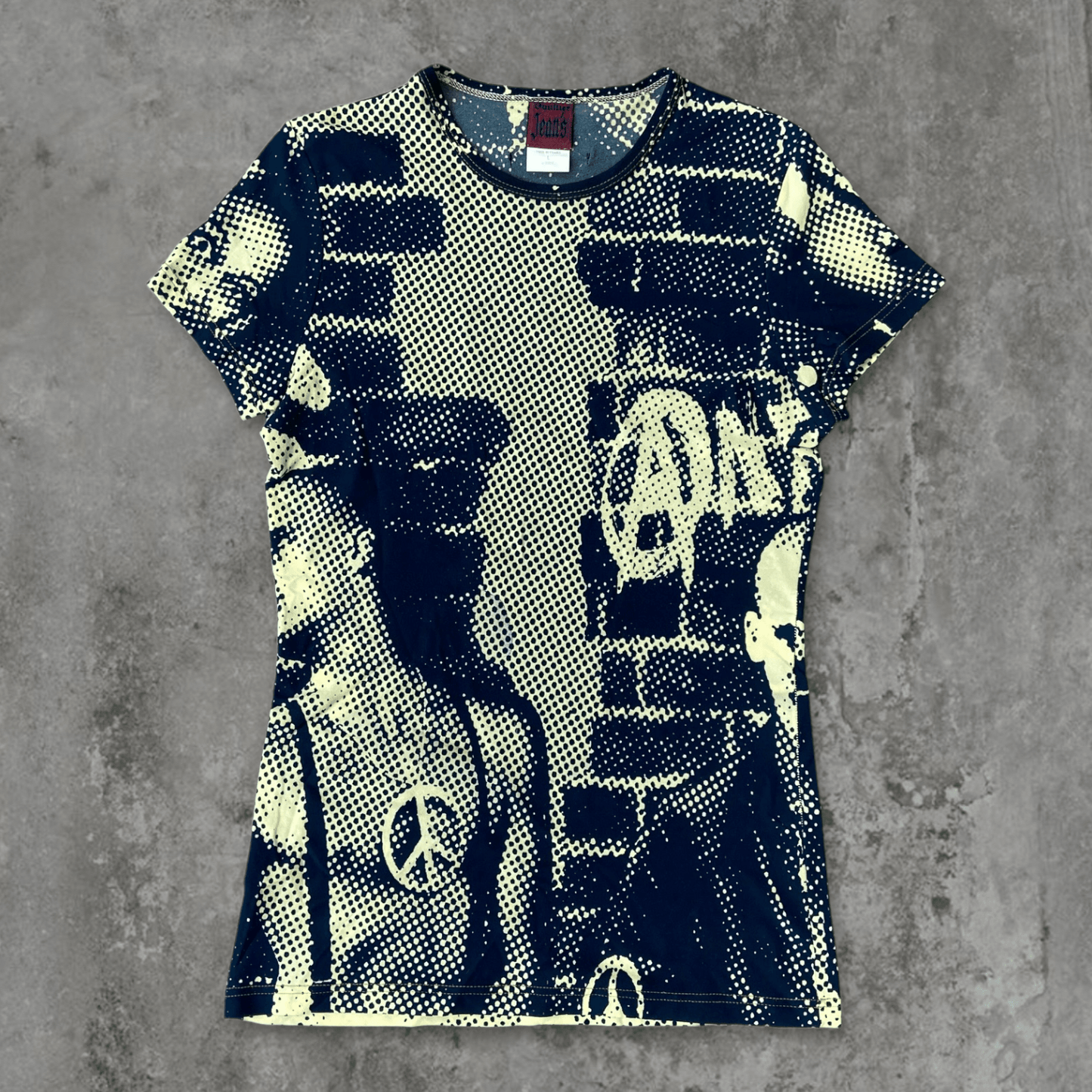 JEAN PAUL GAULTIER 'FIGHT RACISM' AW1997 GRAPHIC TOP - L - Known Source