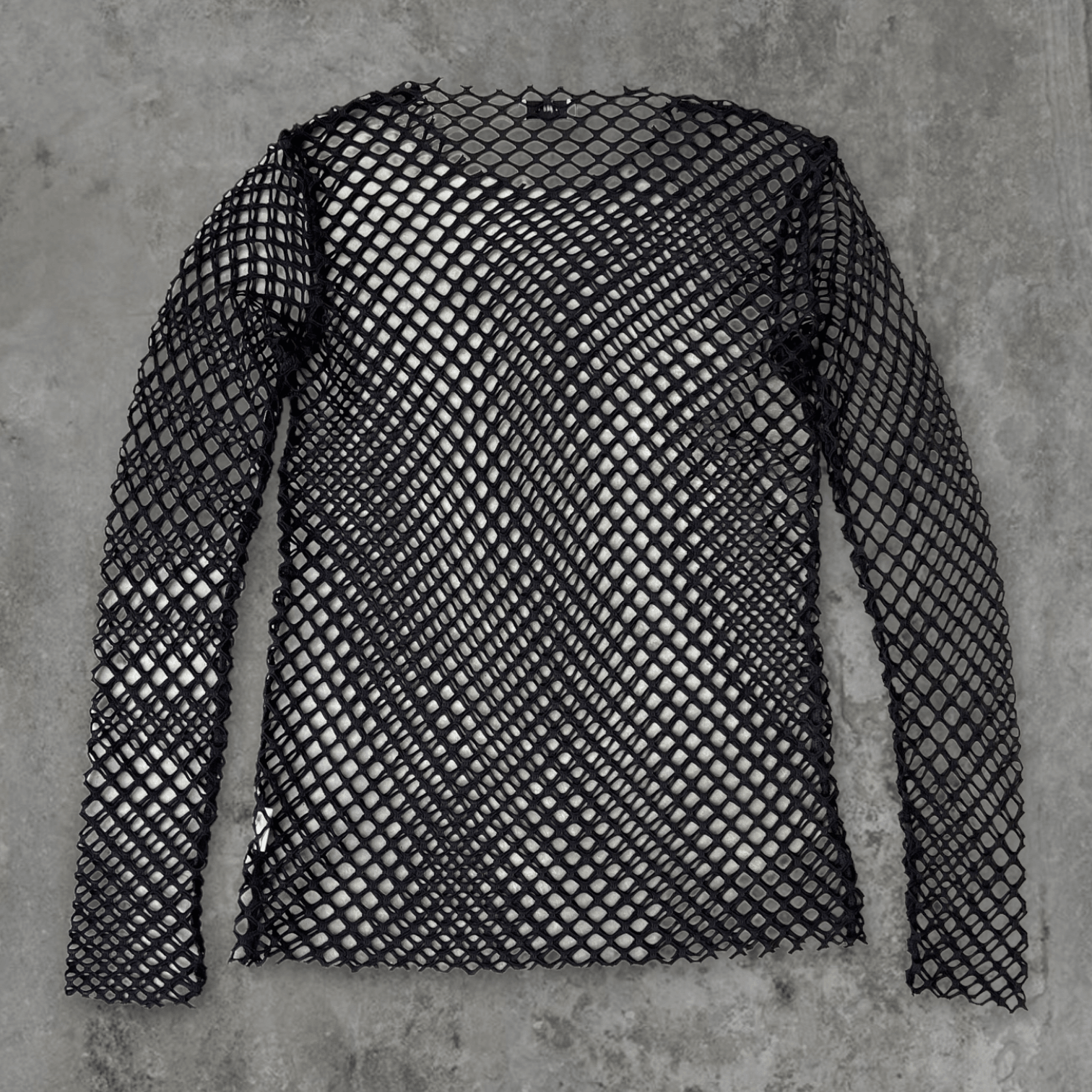 DRIES VAN NOTEN SS17 FISHNET MESH TOP - Known Source