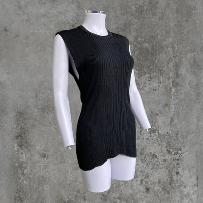 JEAN PAUL GAULTIER JPG HOMME KNIT VEST TOP - L - Known Source