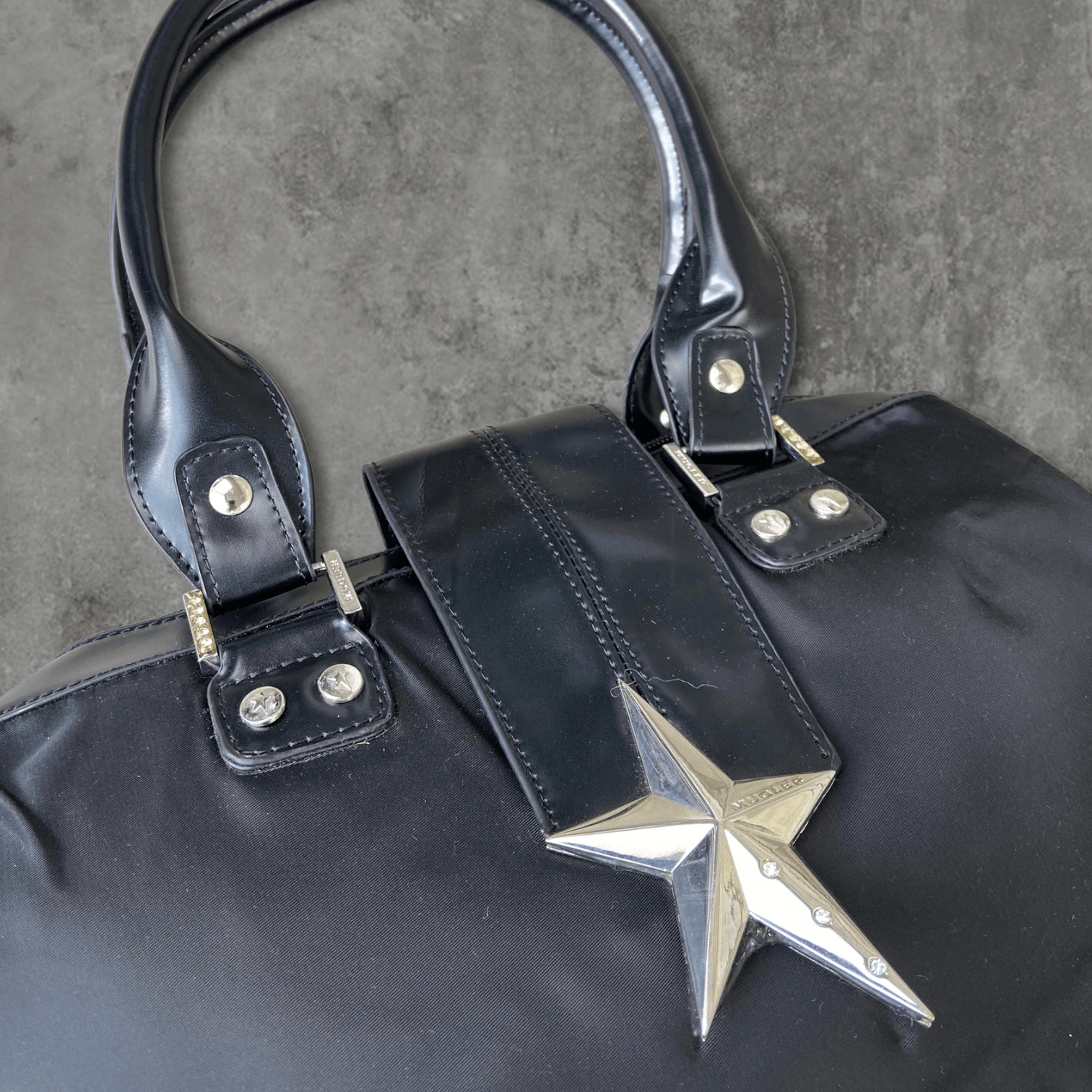 THIERRY MUGLER NYLON STAR HANDBAG - Known Source