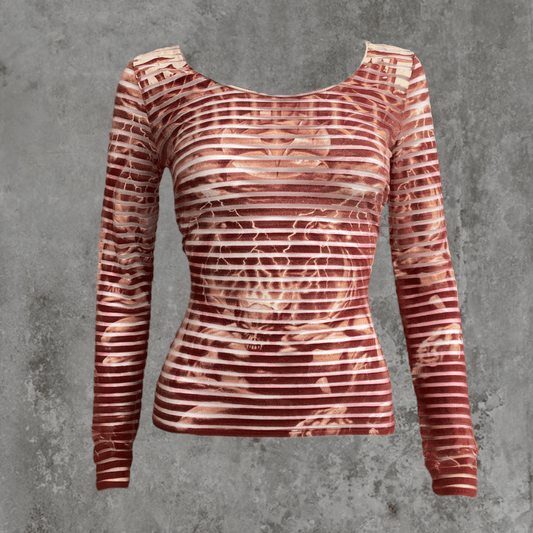 SS01 JEAN PAUL GAULTIER 'SATAN' MESH TOP - M - Known Source