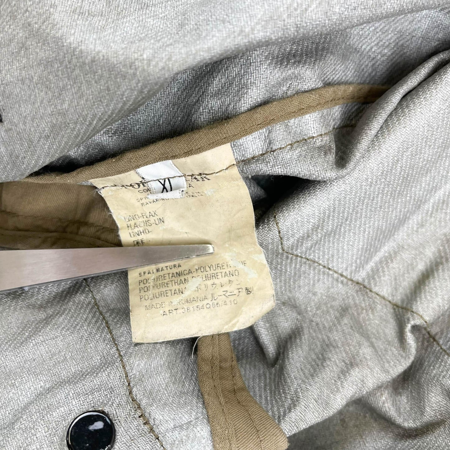 Vintage Stone Island Lino Flax Jacket (XL) - Known Source