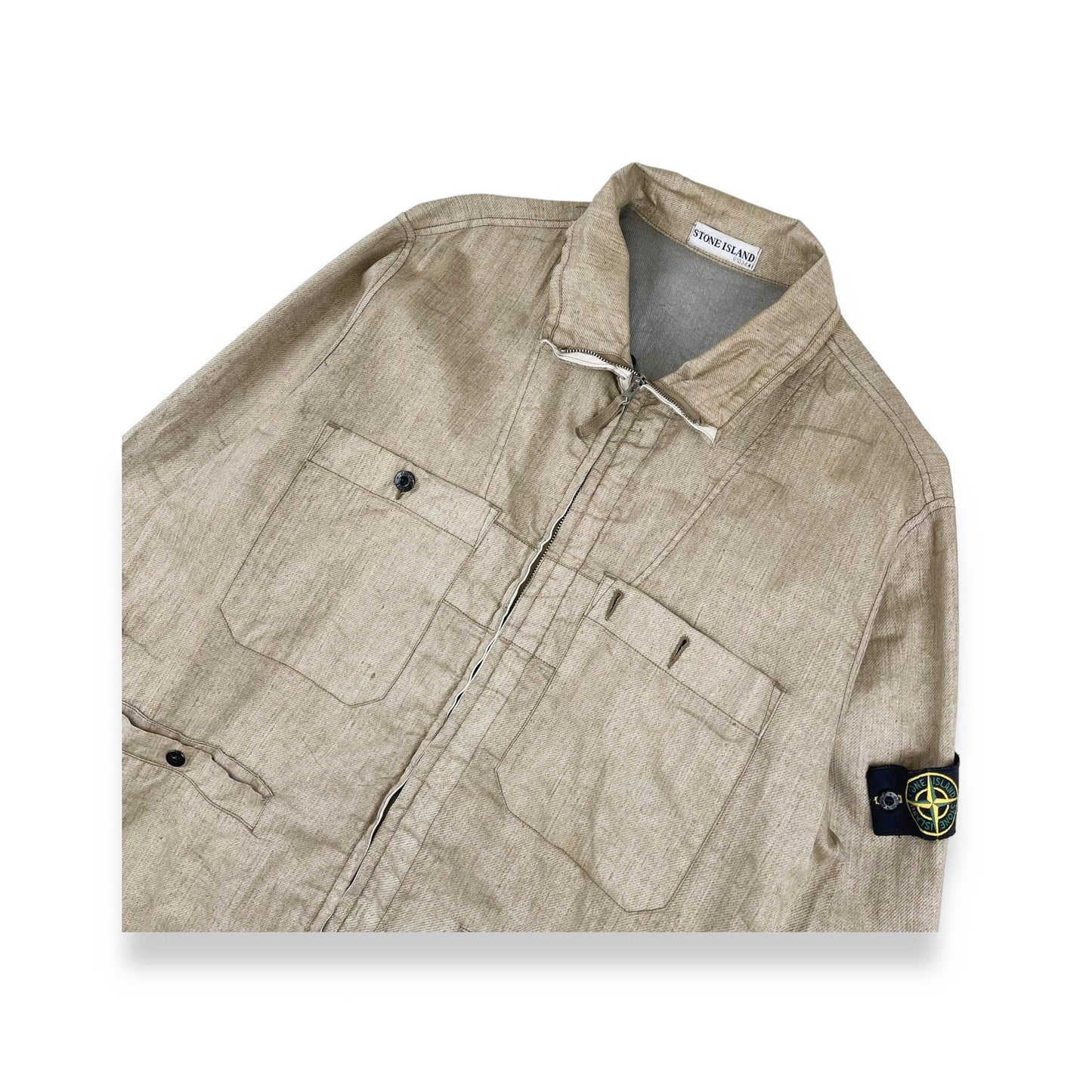 Vintage Stone Island Lino Flax Jacket (XL) - Known Source
