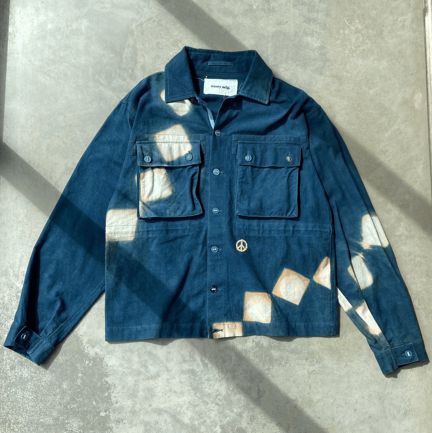 STORY MFG COTTON OVERSHIRT JACKET - M - Known Source