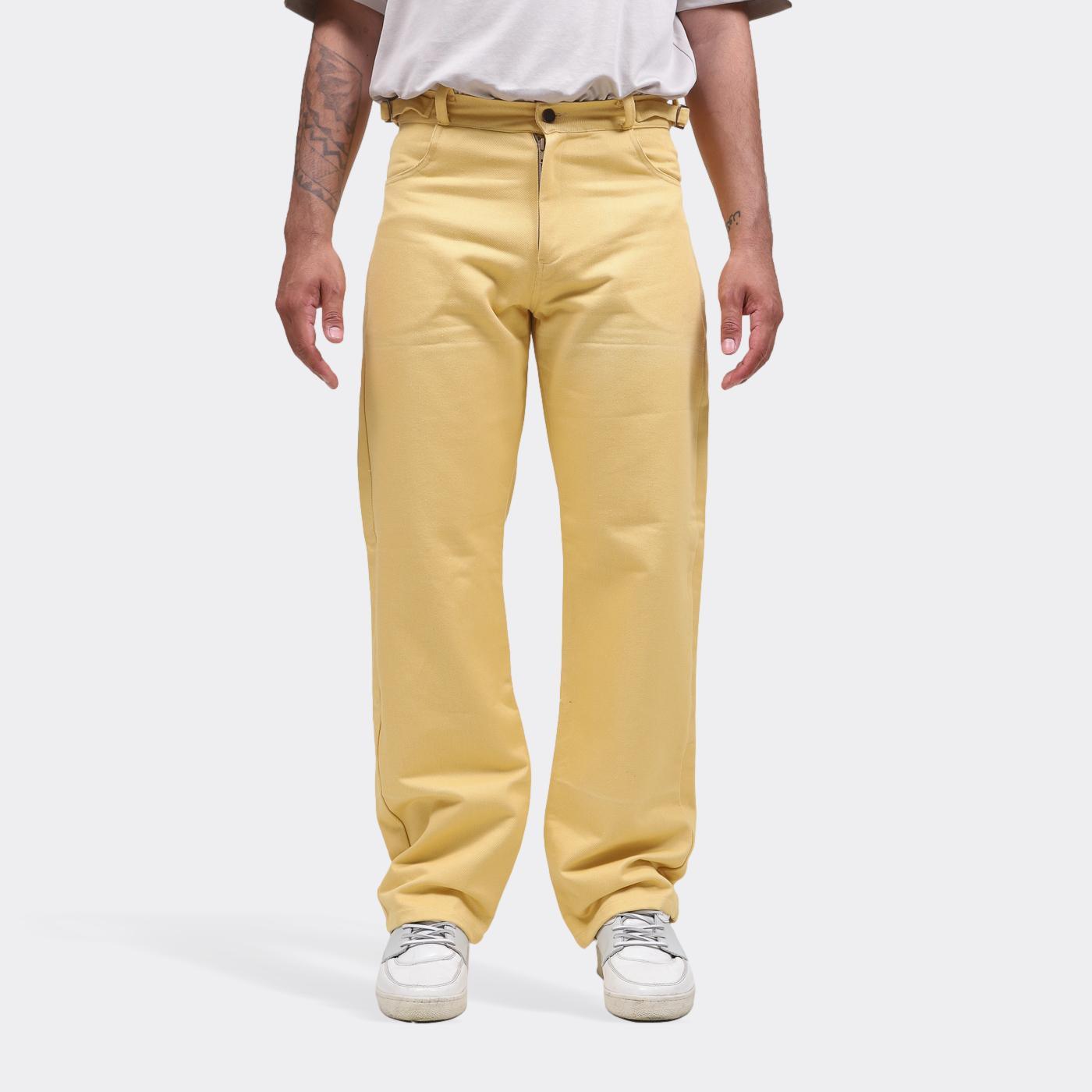 Pietá Yellow Tailored Trousers - Known Source