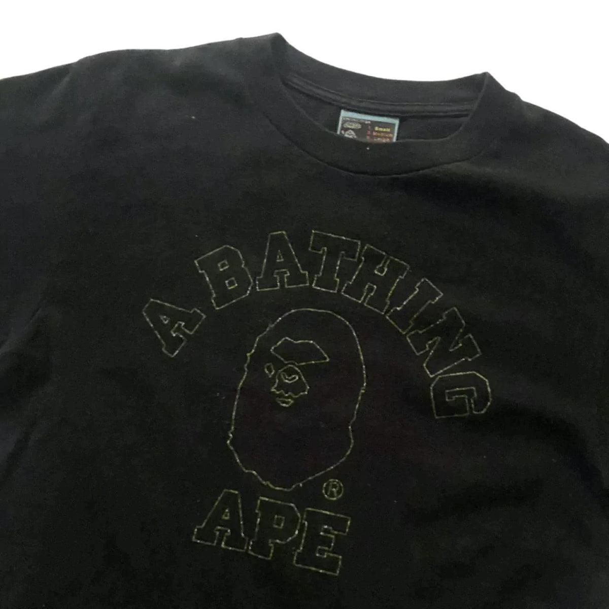 A BATHING APE ANGRY APE COLLEGE TEE (S) - Known Source