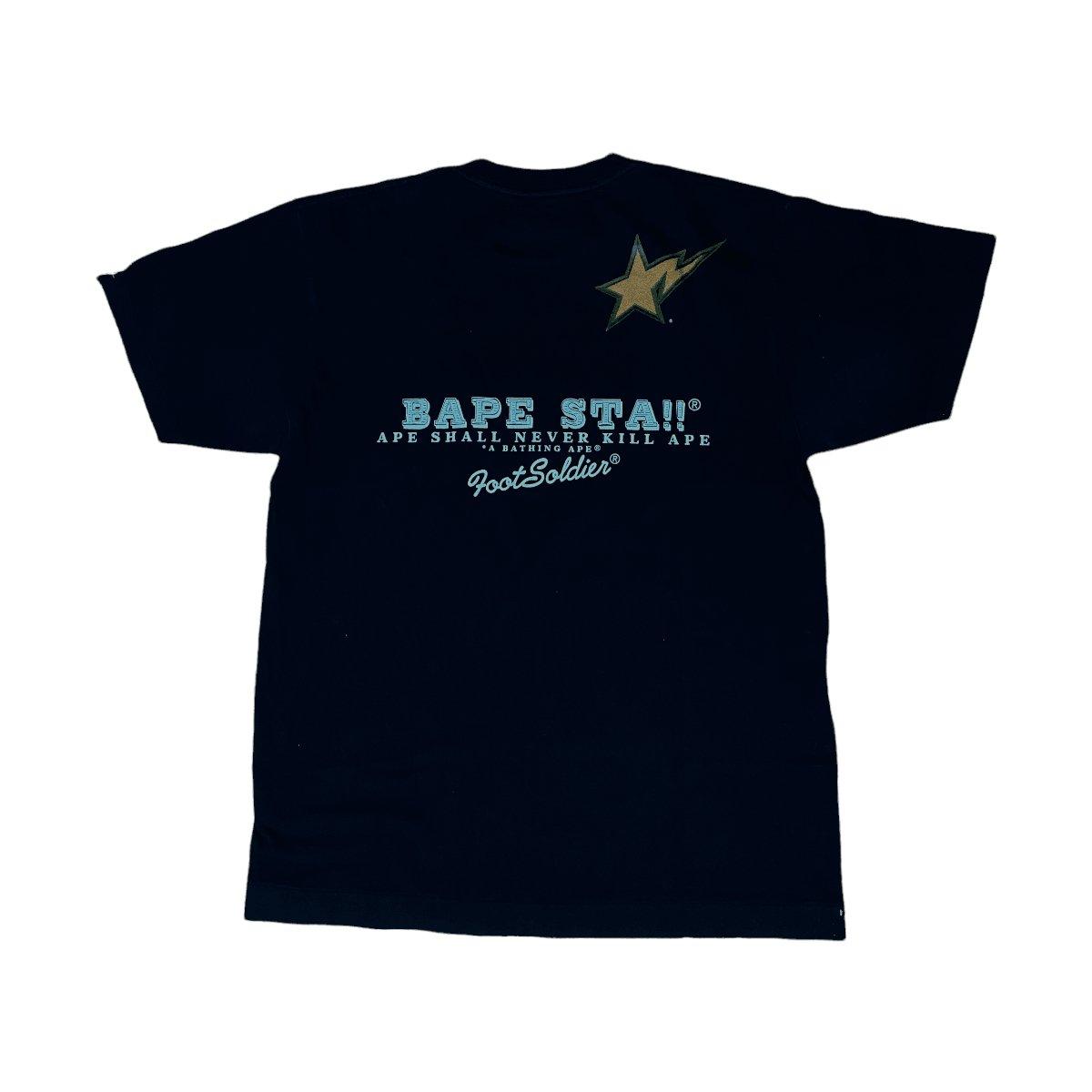 A Bathing Ape / BAPE College Logo Print T-shirt " Bape Sta" - Known Source