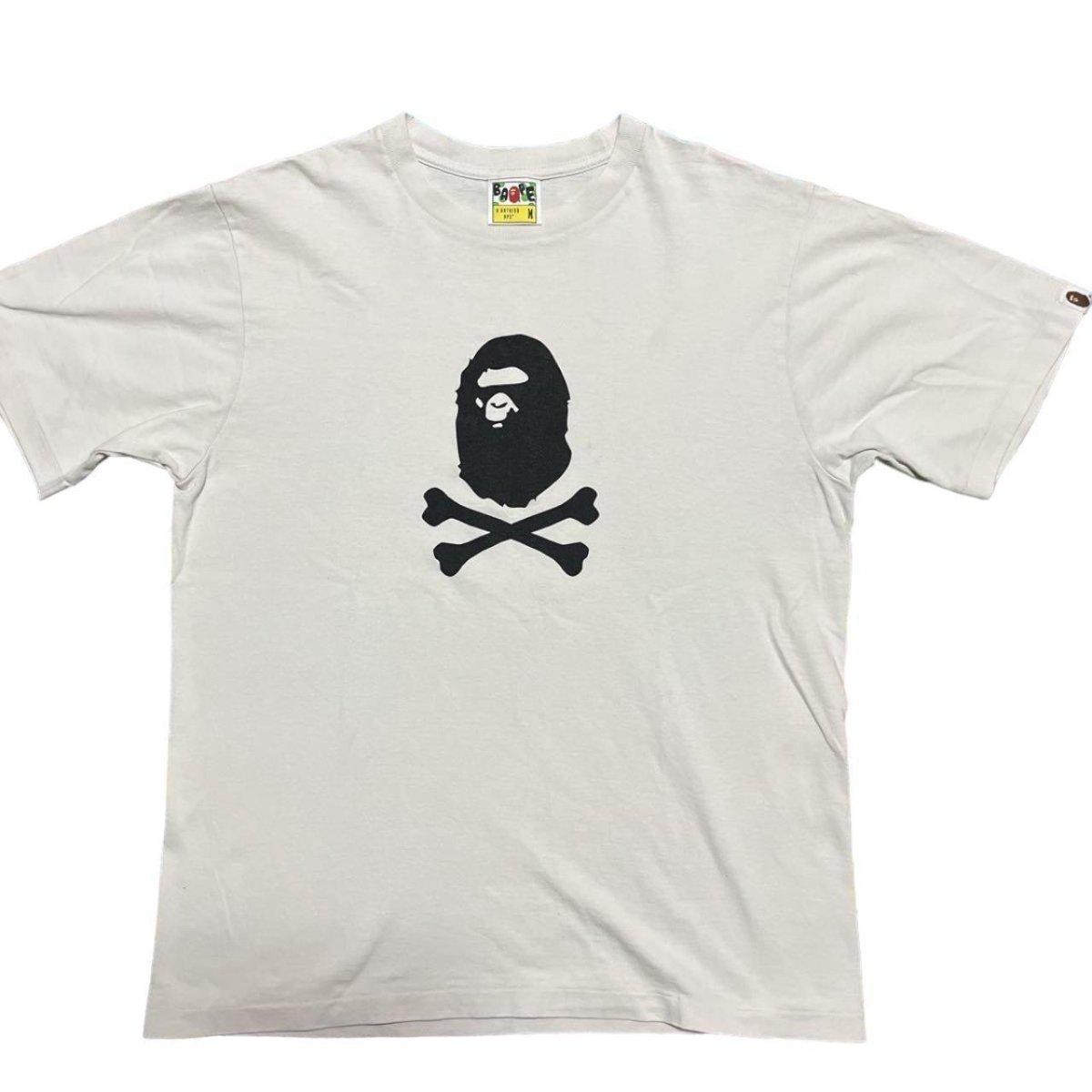 A Bathing Ape / BAPE White & Black Logo T-shirt - Known Source