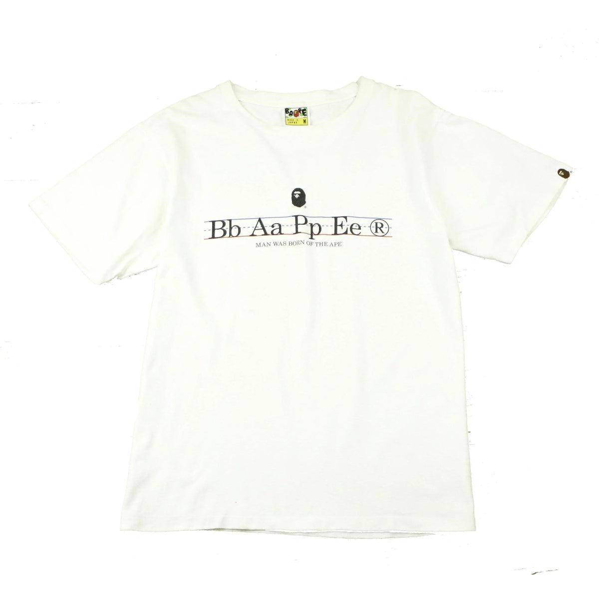 A BATHING APE SPELLING TEE (M) (M) - Known Source