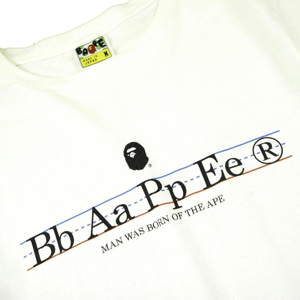 A BATHING APE SPELLING TEE (M) (M) - Known Source