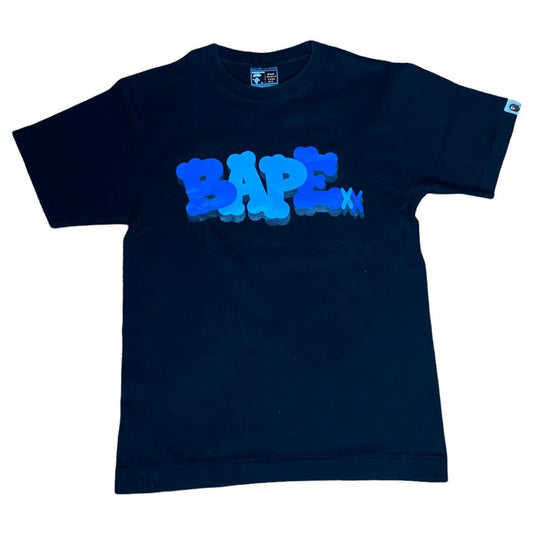 A BATHING APE x KAWS logo short sleeve T-shirt Black (S) - Known Source