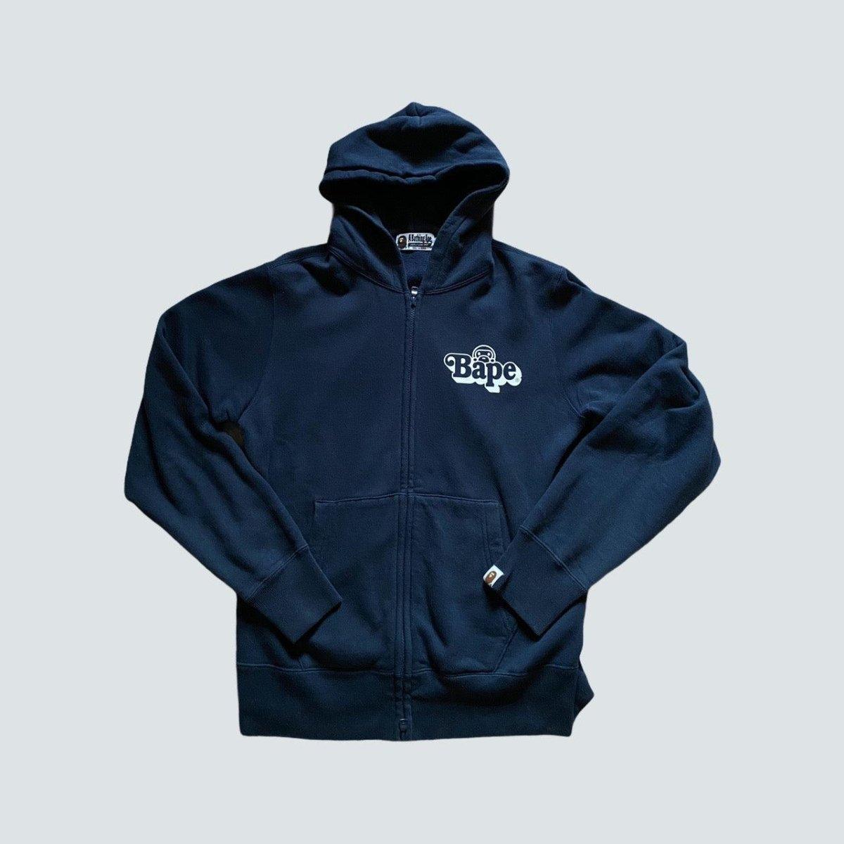 A Bathing Ape Zip up logo hoodie - Known Source