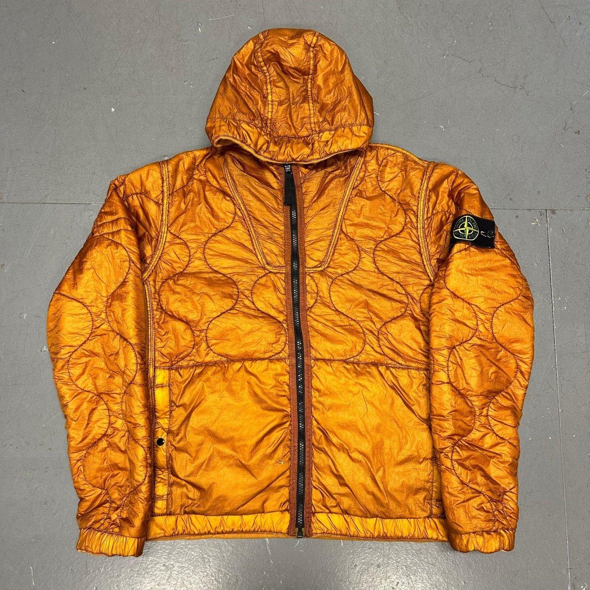 A / W 2012 Stone Island Quilted Reversible Jacket & Hoodie In Orange ( S ) - Known Source