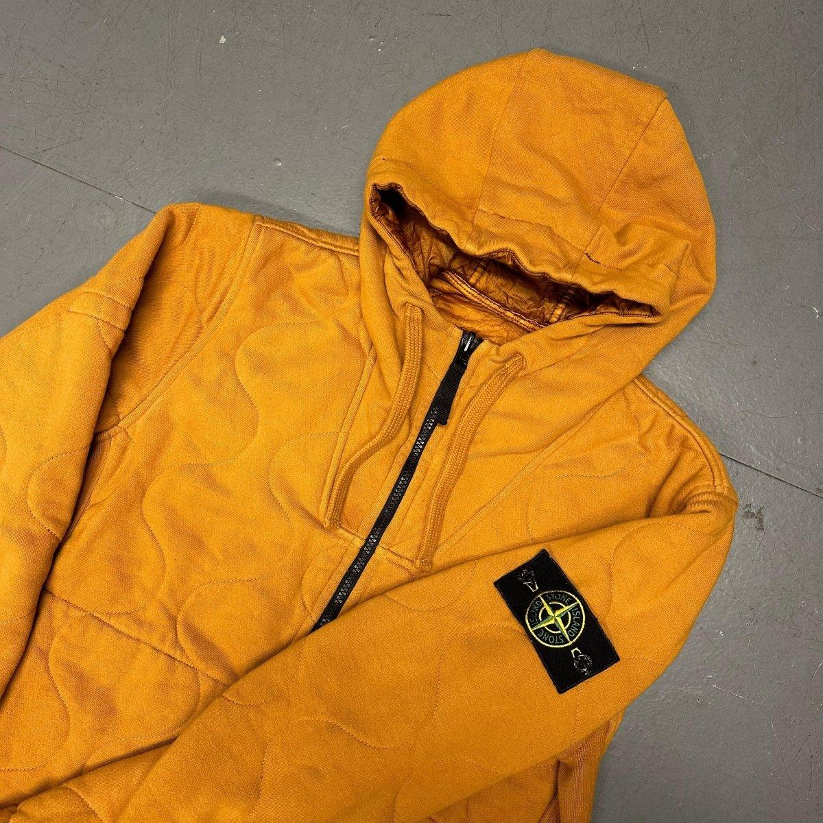 A / W 2012 Stone Island Quilted Reversible Jacket & Hoodie In Orange ( S ) - Known Source