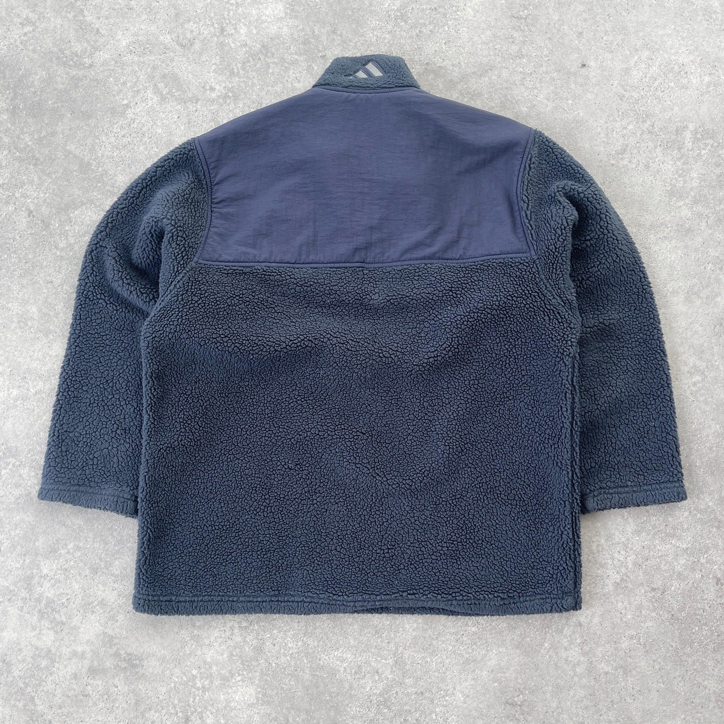 Adidas 1999 deep pile sherpa fleece jacket (M) - Known Source