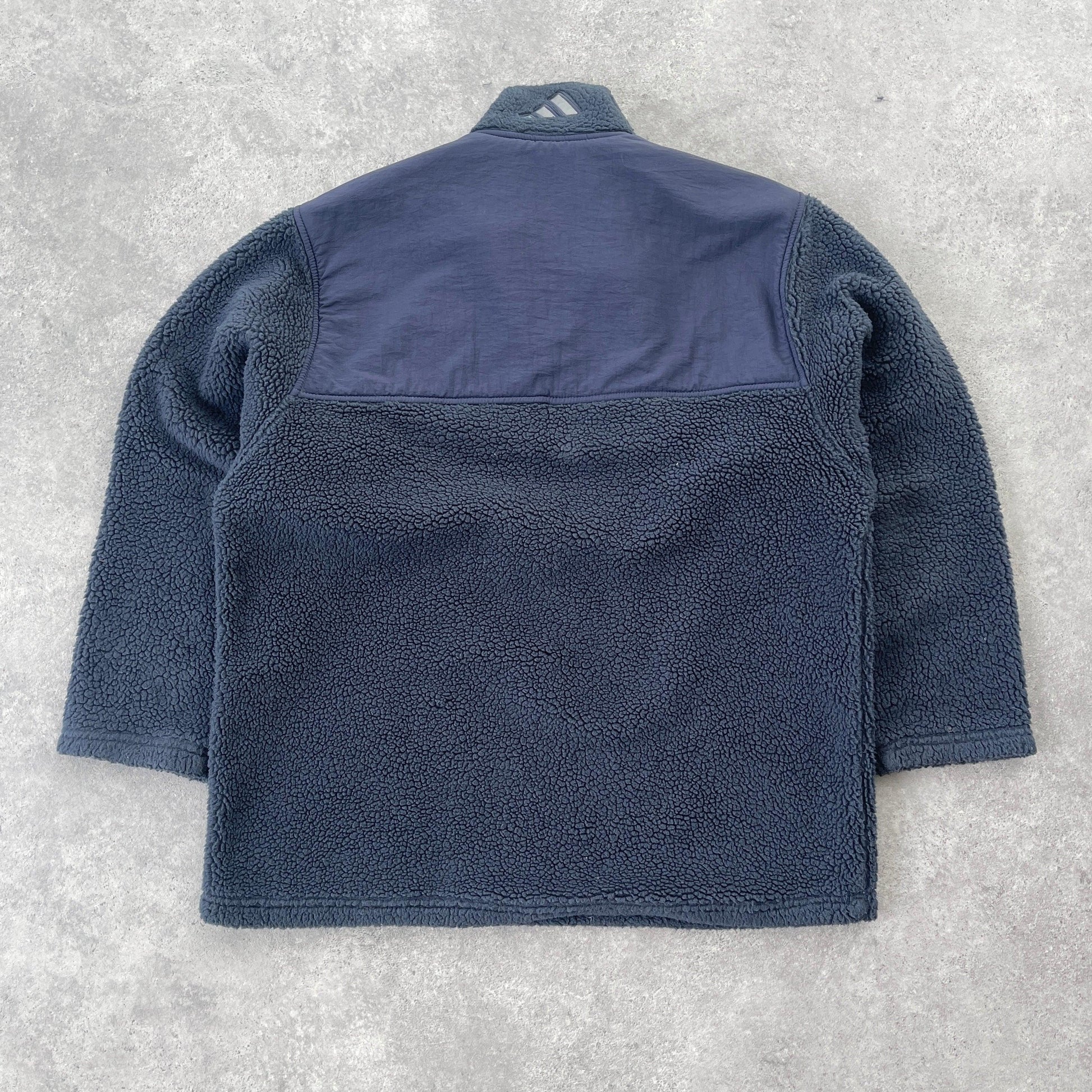 Adidas 1999 deep pile sherpa fleece jacket (M) - Known Source
