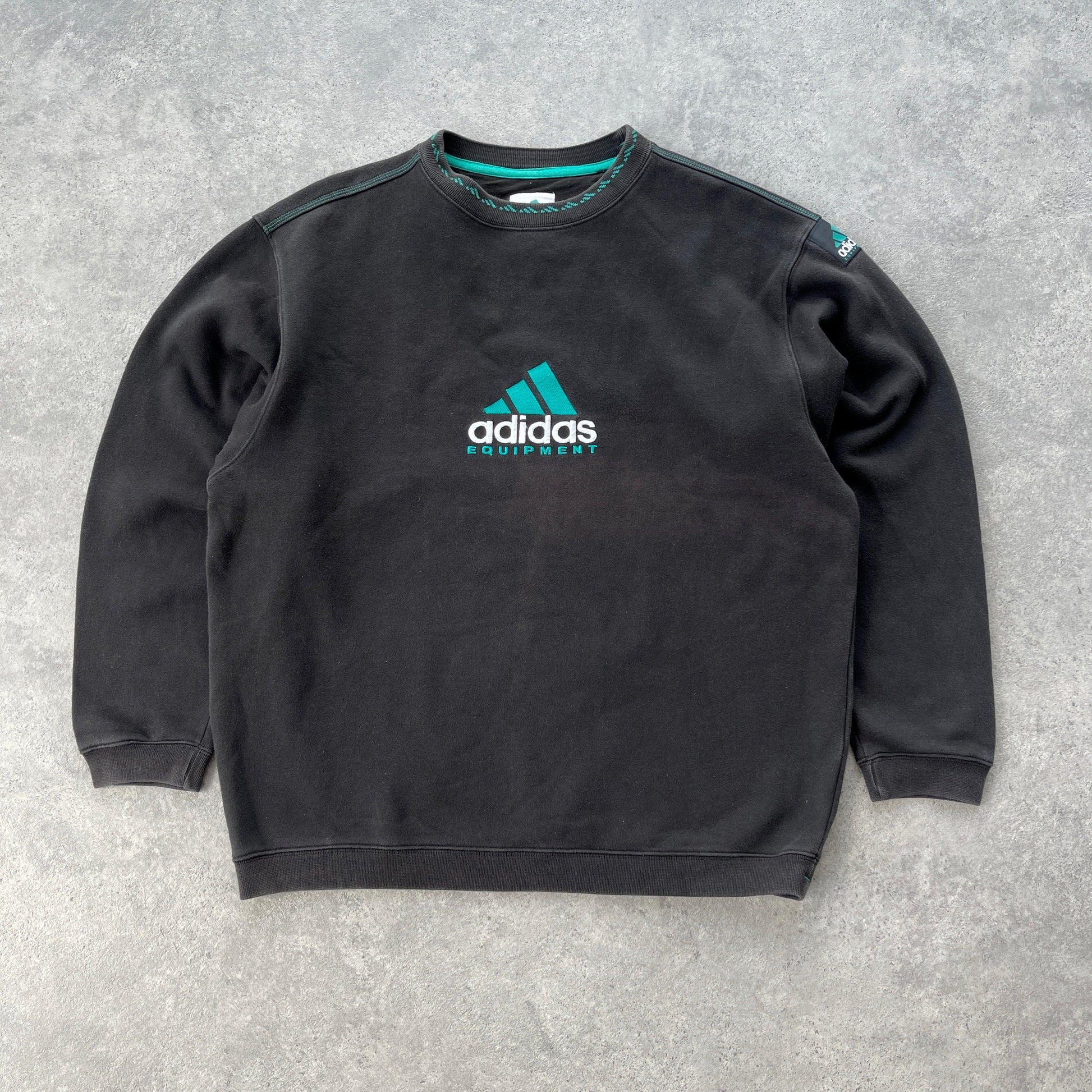 Adidas Equipment 1990s heavyweight embroidered sweatshirt (L) - Known Source