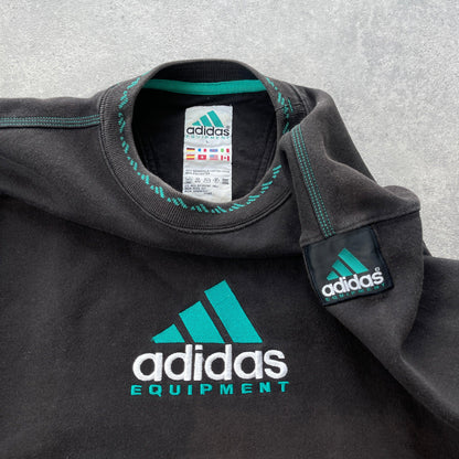 Adidas Equipment 1990s heavyweight embroidered sweatshirt (L) - Known Source