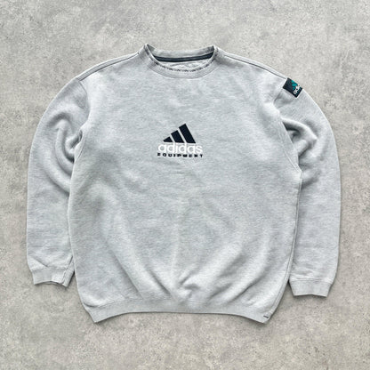 Adidas Equipment 1990s heavyweight embroidered sweatshirt (L) - Known Source