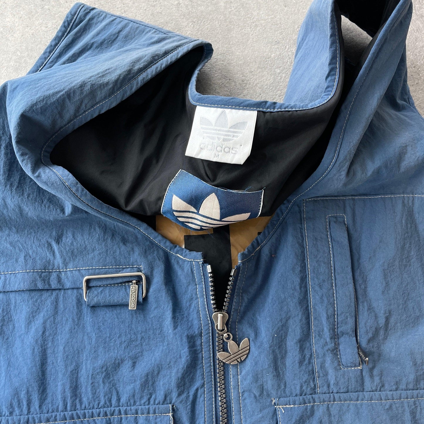 Adidas RARE 1990s cargo vest jacket (M) - Known Source