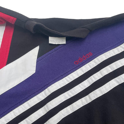 Adidas RARE 90s embroidered colour block sweatshirt (S) - Known Source