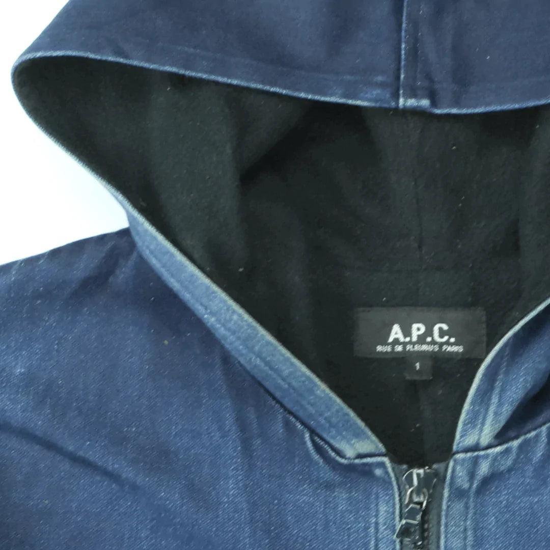 A.P.C. DENIM HOODED PARKA (S) (S) - Known Source