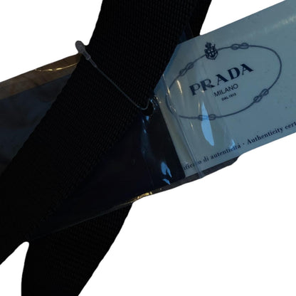 Authentic Prada Buckle nylon Black Shoulder Bag - Known Source