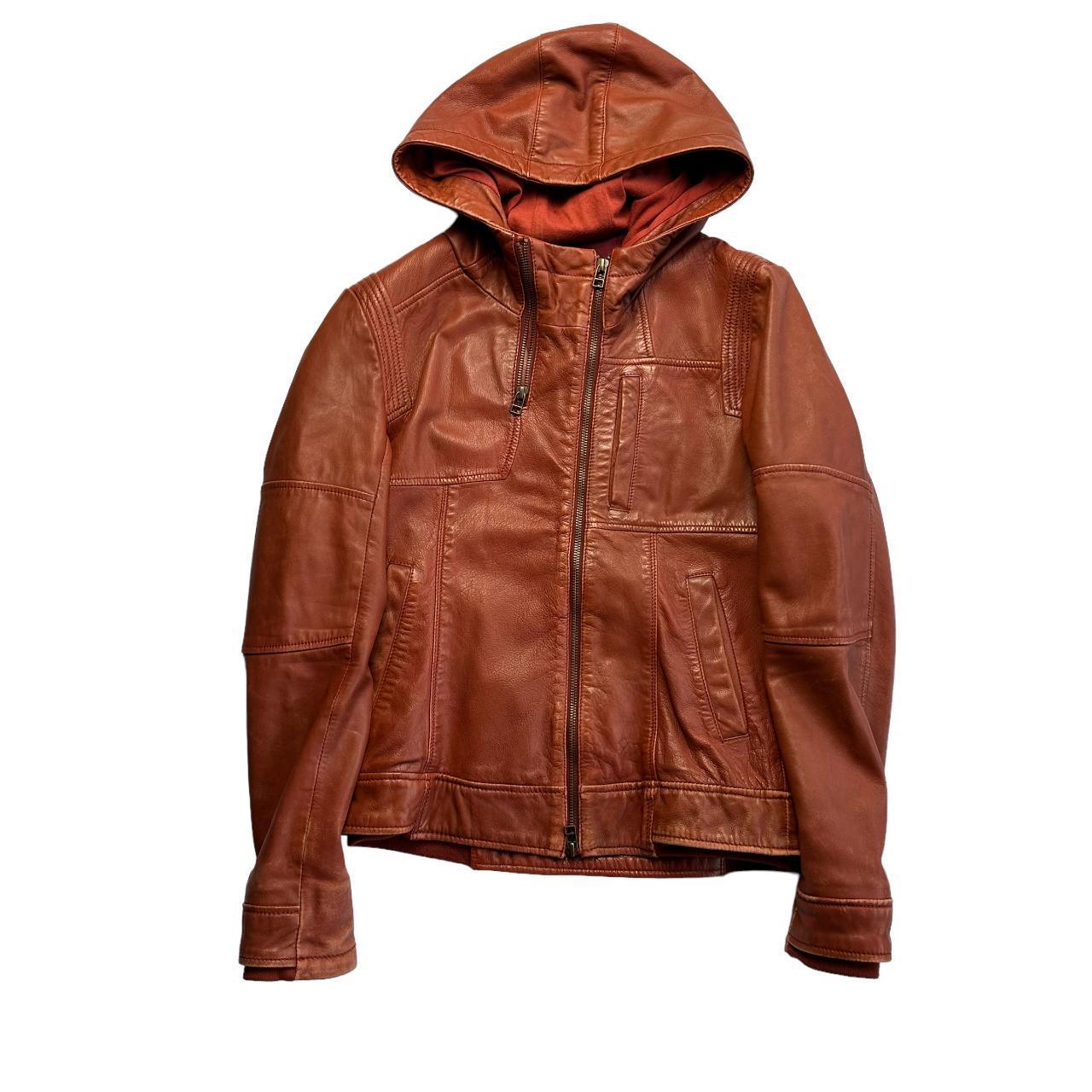 Avirex beige leather lightweight jacket - Known Source
