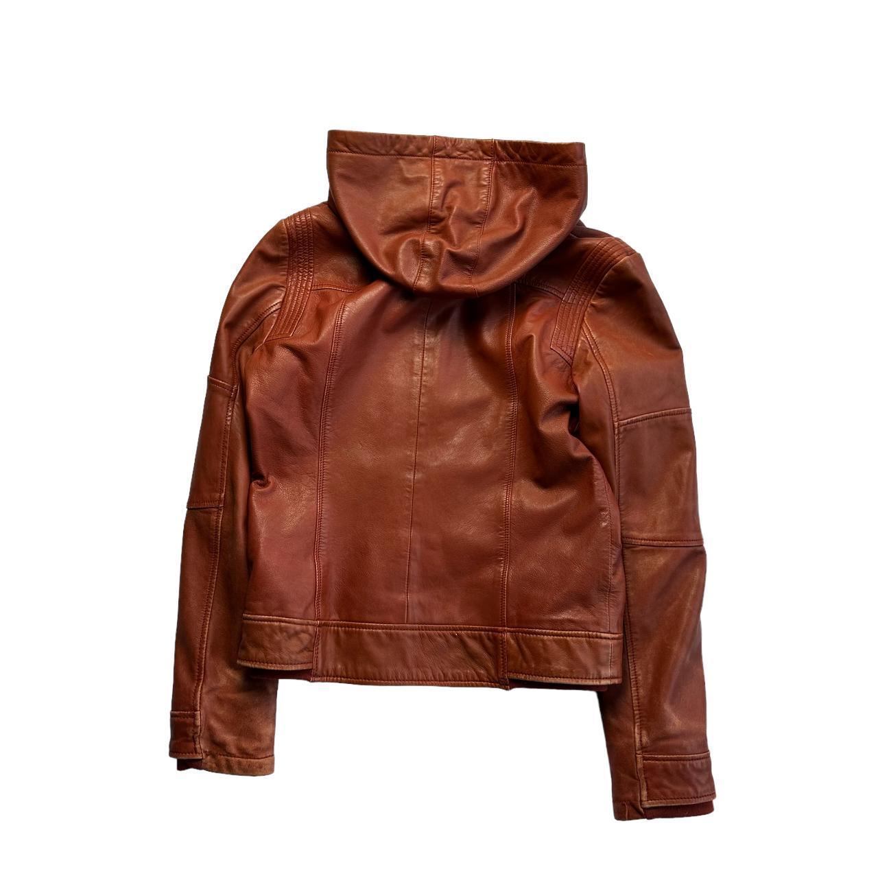 Avirex beige leather lightweight jacket - Known Source