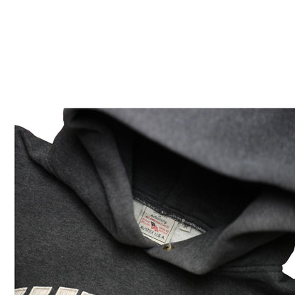 Avirex Grey logo Hoodie - Known Source