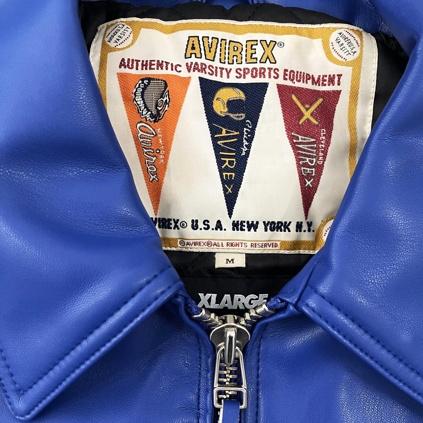 Avirex Icon Leather Varsity Jacket - Known Source