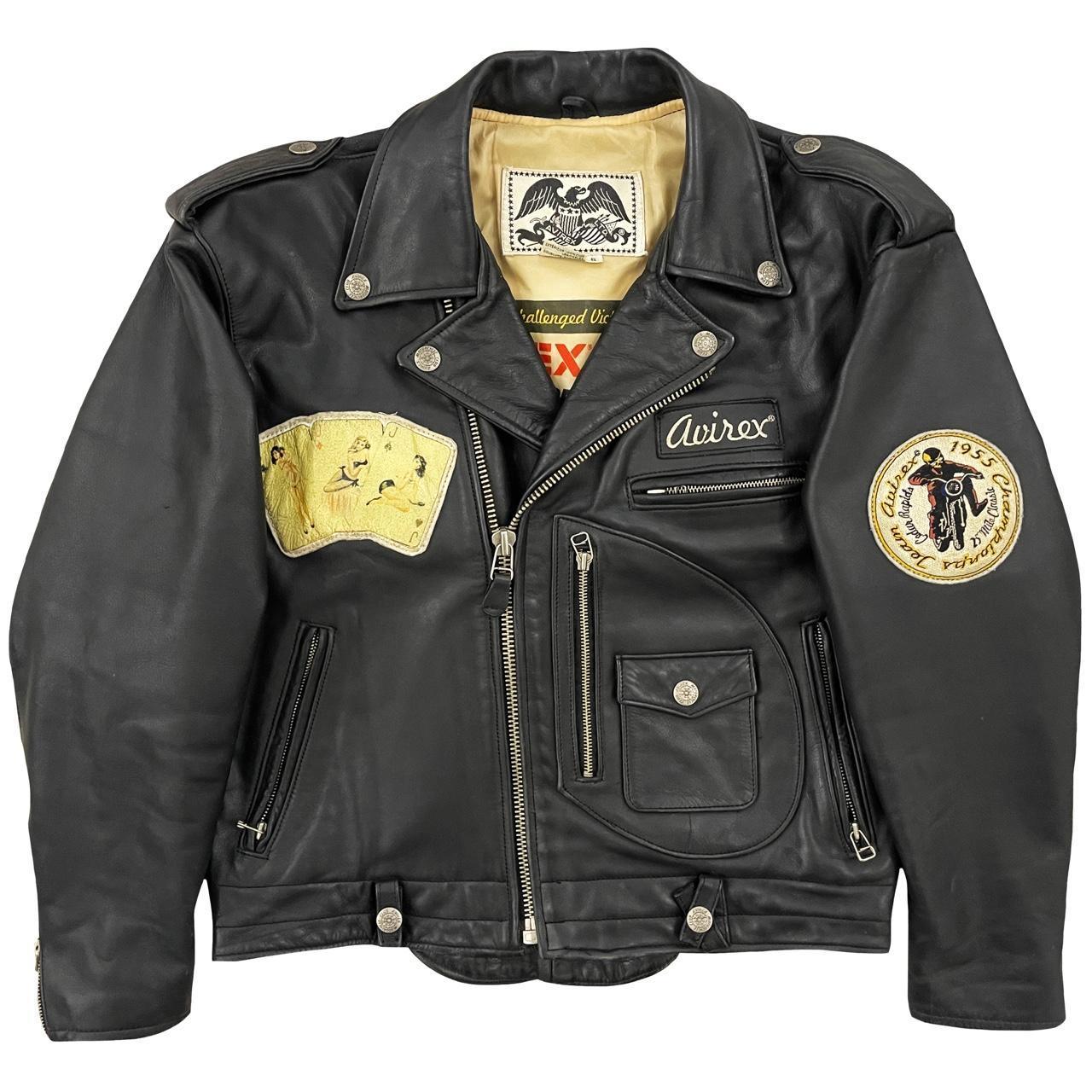 Avirex Leather Biker Jacket - Known Source