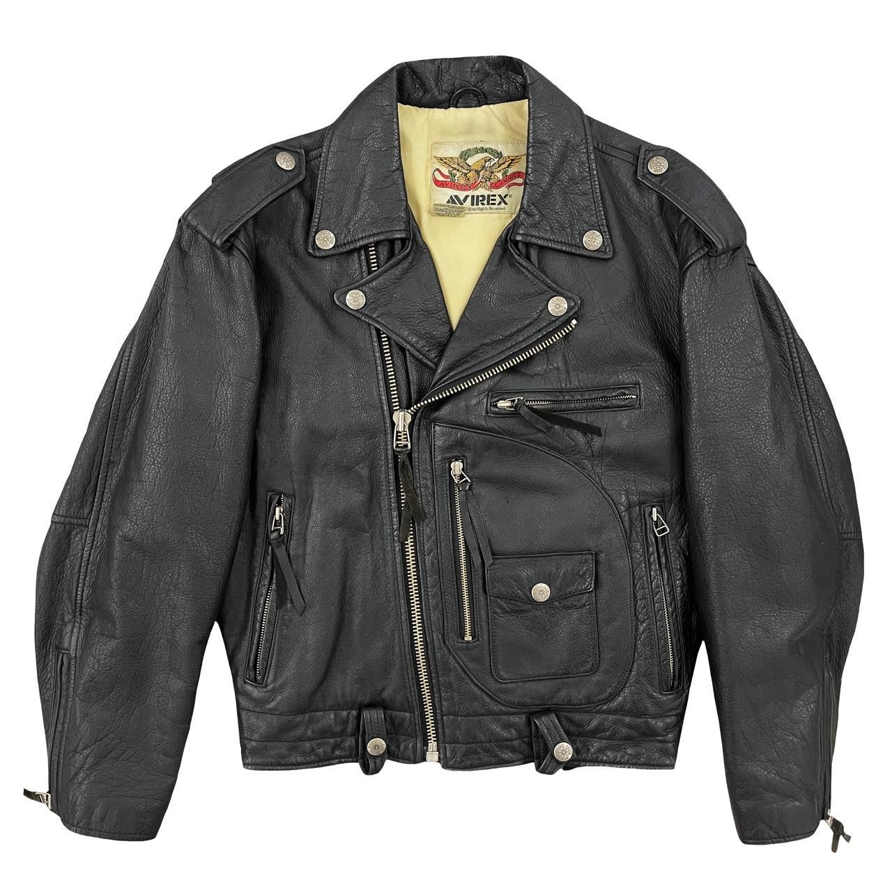 Avirex Leather Biker Jacket - Known Source