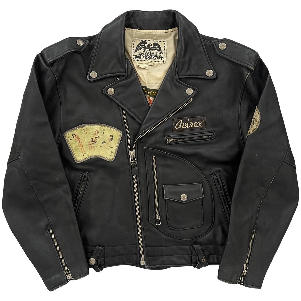 Avirex Leather Biker Jacket - Known Source