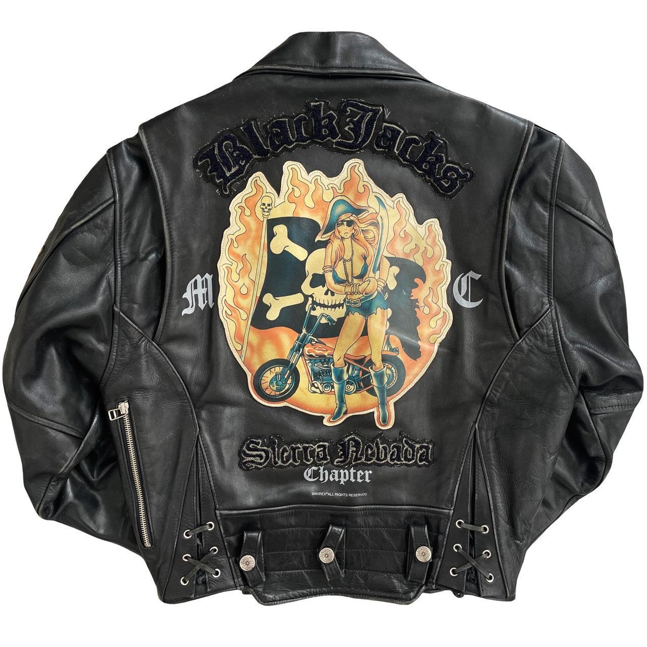 Avirex Leather Biker Jacket - Known Source