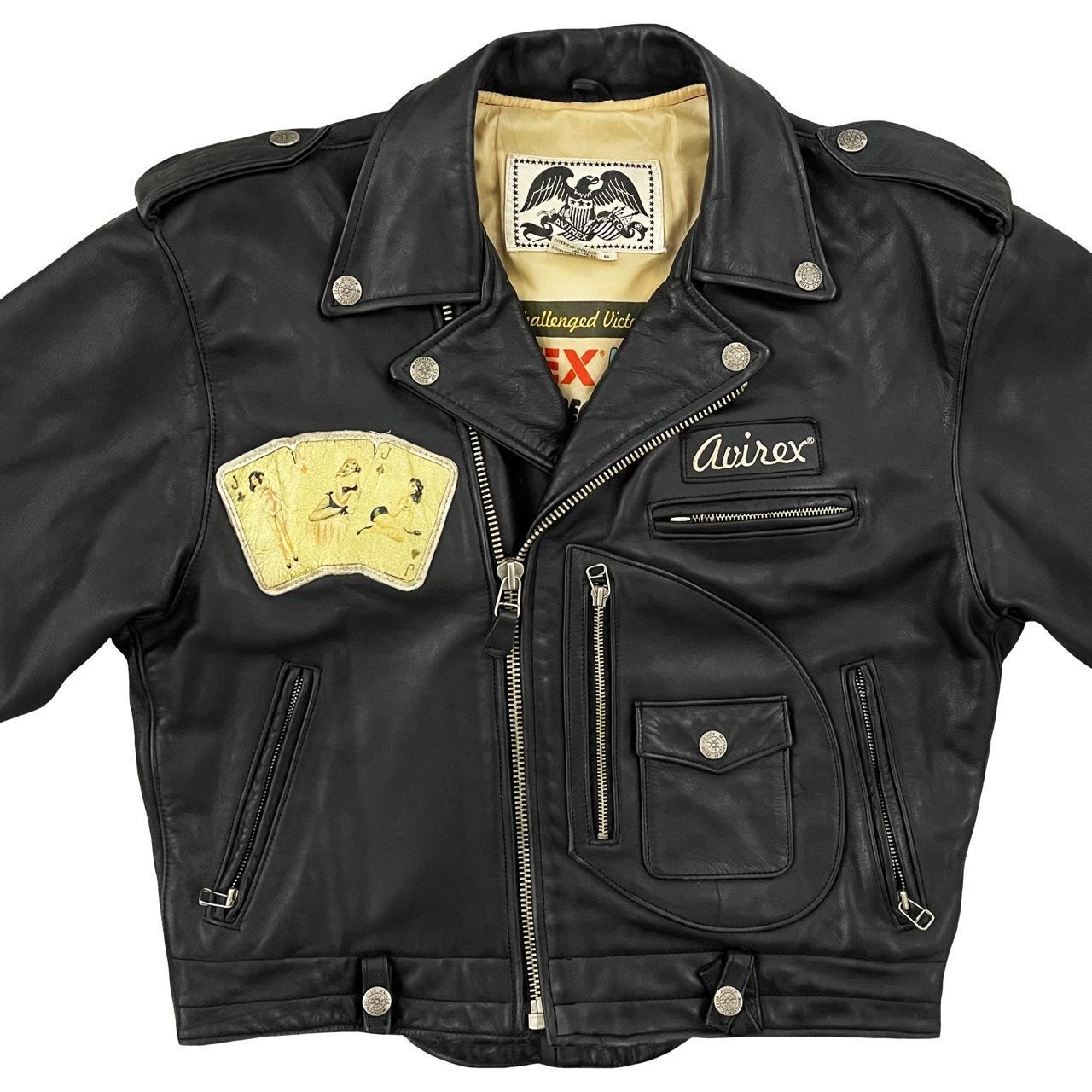 Avirex Leather Biker Jacket - Known Source