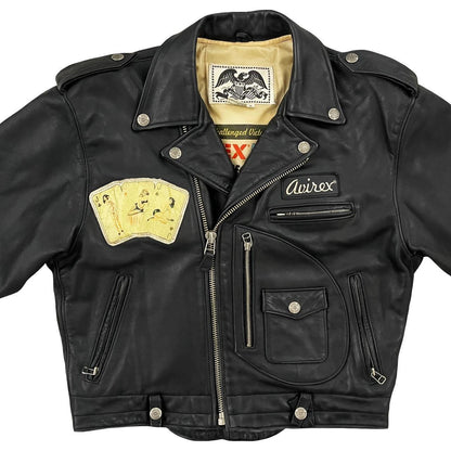 Avirex Leather Biker Jacket - Known Source