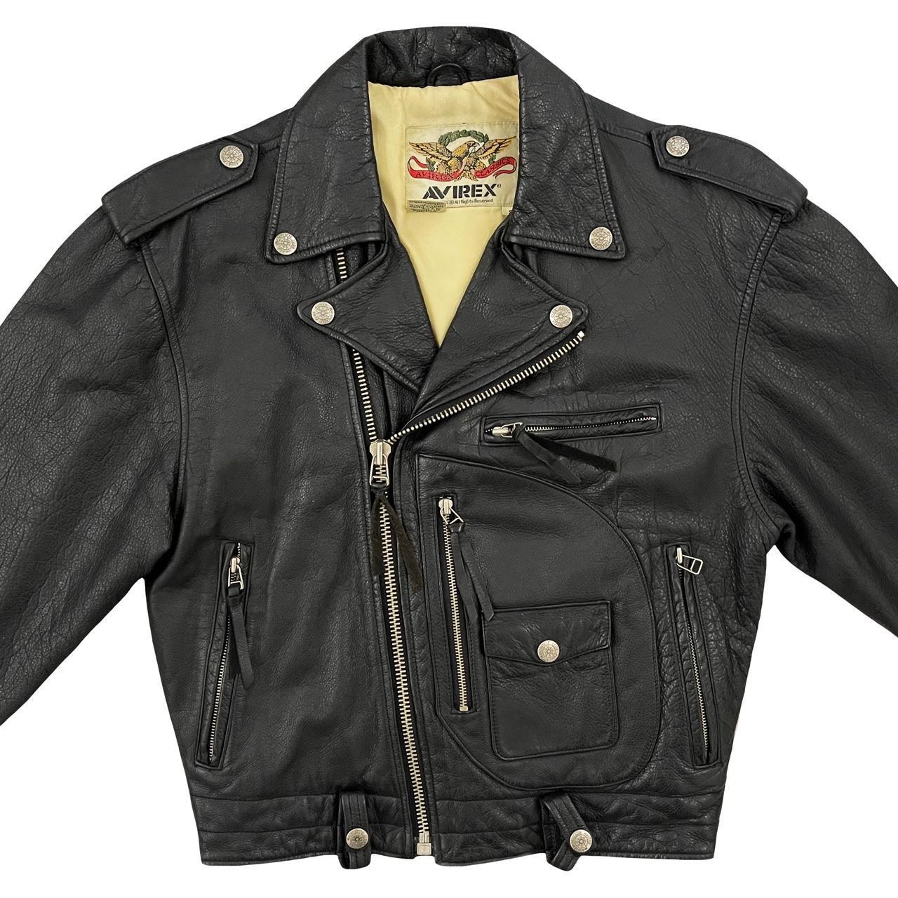 Avirex Leather Biker Jacket - Known Source