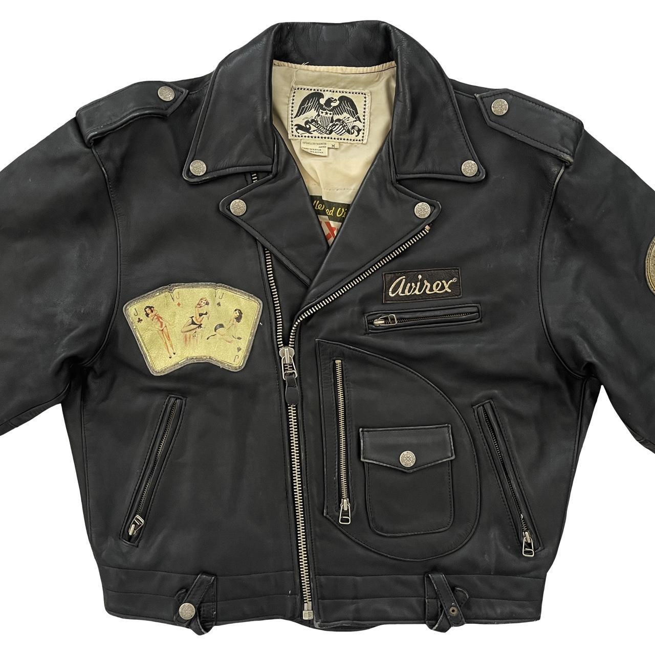 Avirex Leather Biker Jacket - Known Source