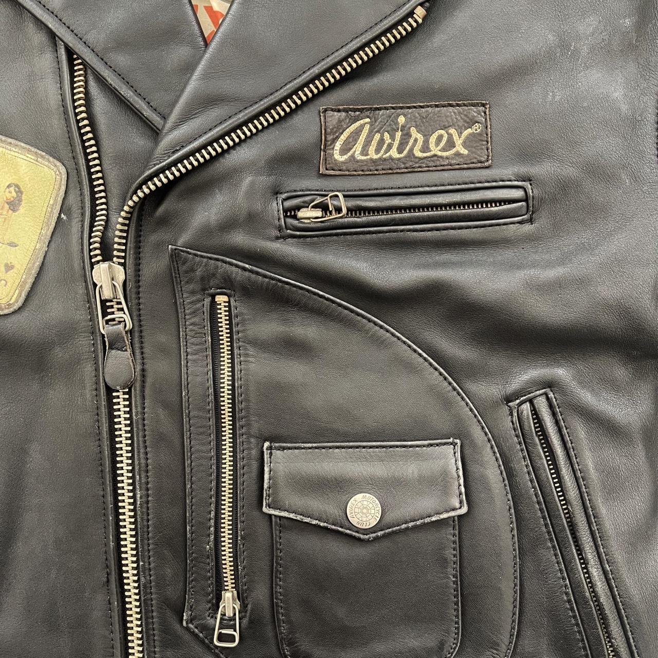 Avirex Leather Biker Jacket - Known Source