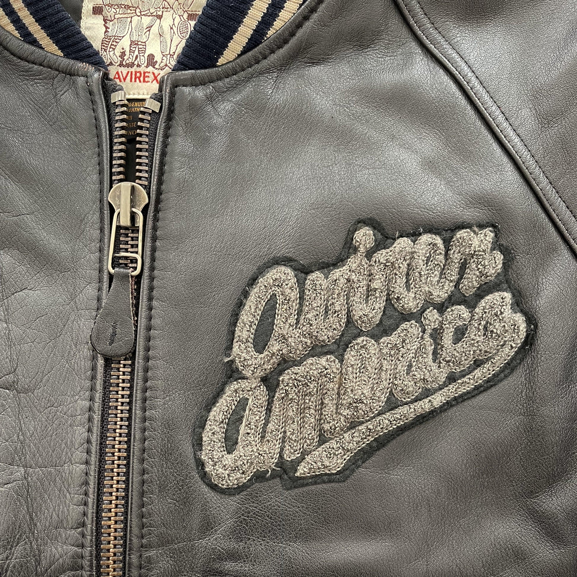 Avirex Leather Bomber Jacket - Known Source