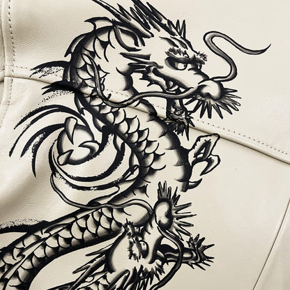 Avirex Leather Dragon Painted Jacket - Known Source