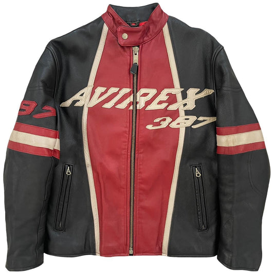 Avirex Leather Racer Jacket - Known Source