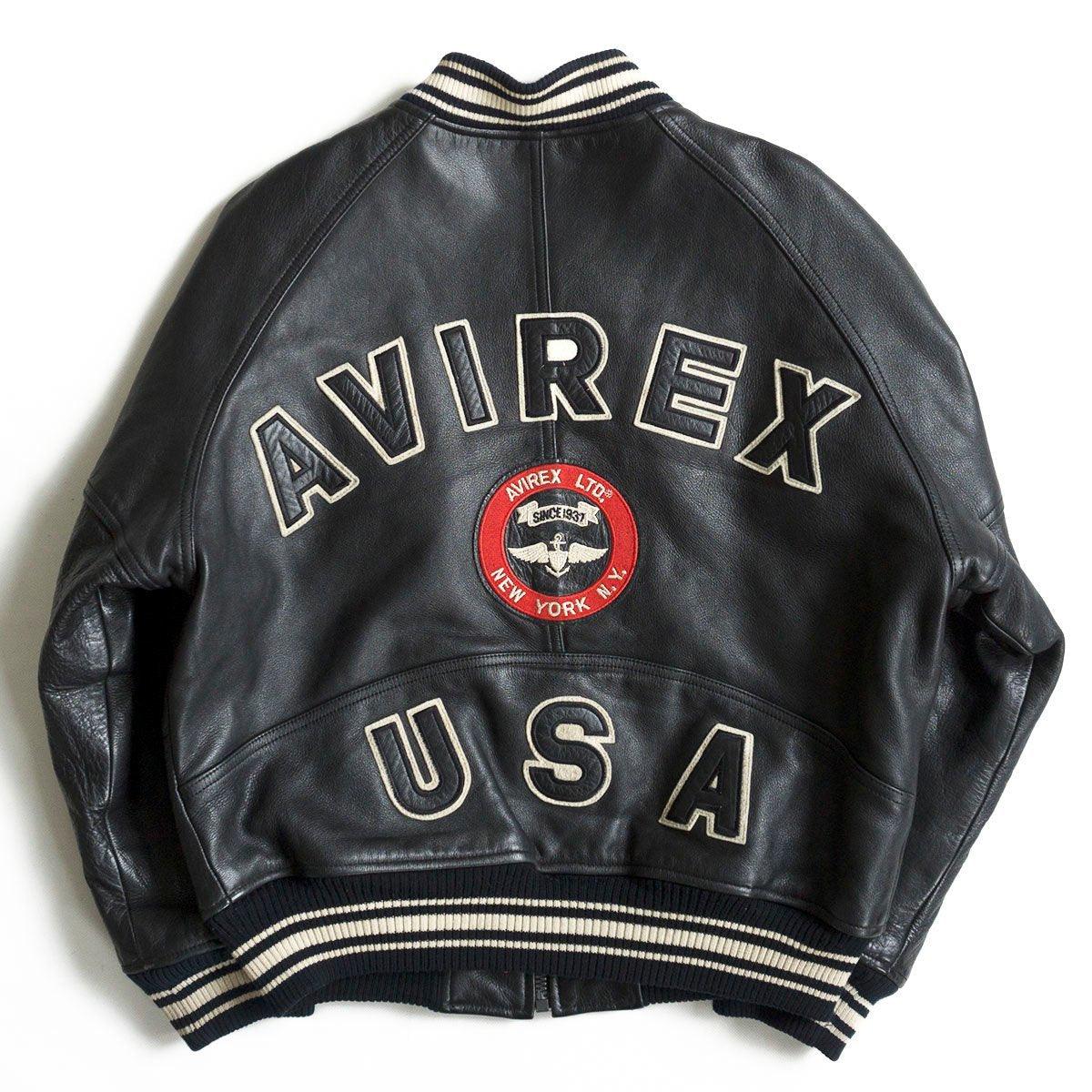 Avirex Leather Varsity Jacket - Known Source