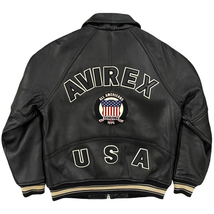 Avirex Leather Varsity Jacket - Known Source