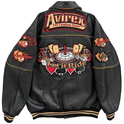 Avirex Leather Varsity Jacket - Known Source