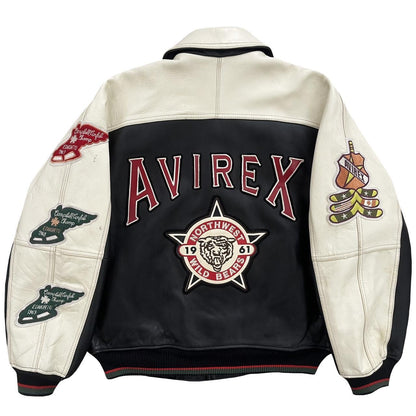 Avirex Leather Varsity Jacket - Known Source